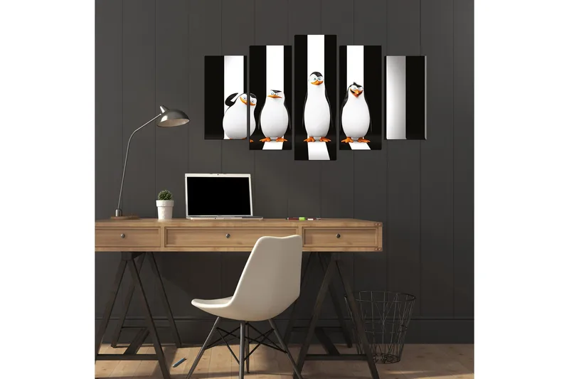 Koristeellinen MDF Maalaus (5 kpl) - Sisustustuotteet - Taulu & taide - Canvas-taulu