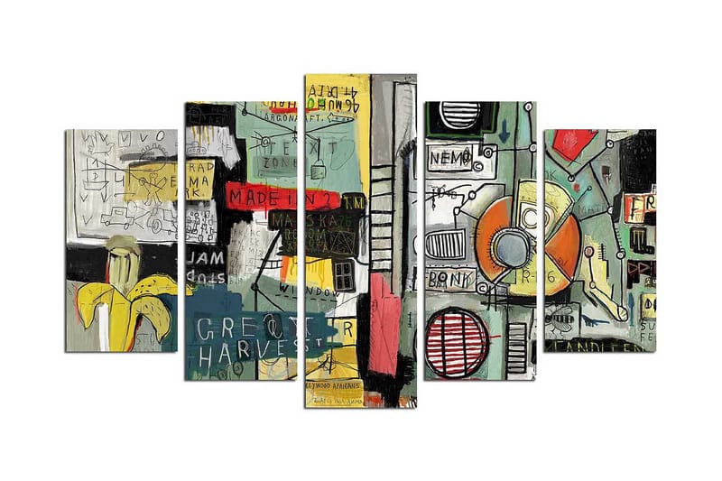 Koristeellinen MDF Maalaus (5 kpl), undefined