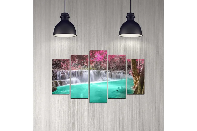 Koristeellinen MDF Maalaus (5 kpl) - Sisustustuotteet - Taulu & taide - Canvas-taulu