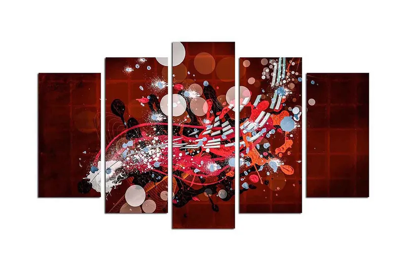 Koristeellinen MDF Maalaus (5 kpl), undefined