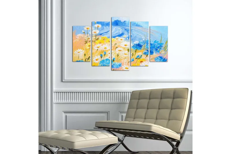 Koristeellinen MDF Maalaus (5 kpl) - Sisustustuotteet - Taulu & taide - Canvas-taulu