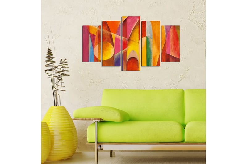 Koristeellinen MDF Maalaus (5 kpl) - Sisustustuotteet - Taulu & taide - Canvas-taulu