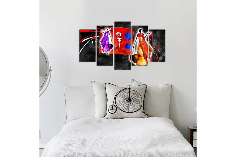 Koristeellinen MDF Maalaus (5 kpl) - Sisustustuotteet - Taulu & taide - Canvas-taulu