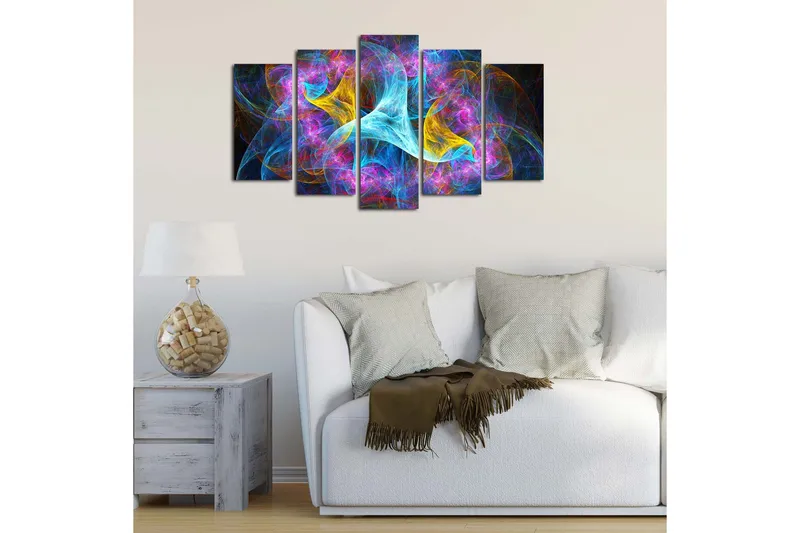 Koristeellinen MDF Maalaus (5 kpl) - Sisustustuotteet - Taulu & taide - Canvas-taulu