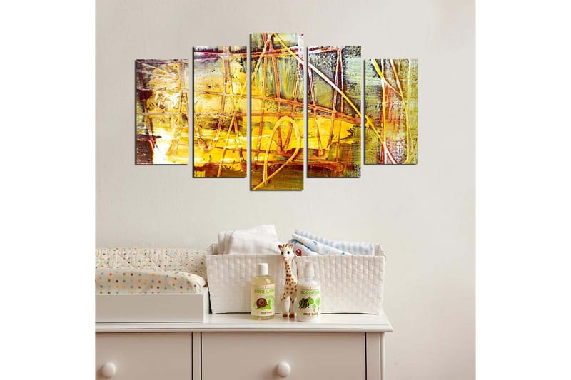 Koristeellinen MDF Maalaus (5 kpl) - Sisustustuotteet - Taulu & taide - Canvas-taulu