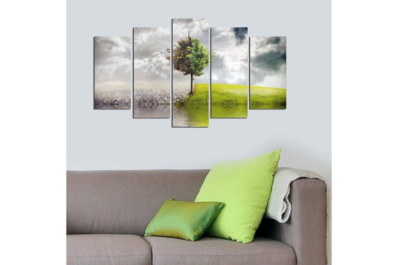 Koristeellinen MDF Maalaus (5 kpl) - Sisustustuotteet - Taulu & taide - Canvas-taulu