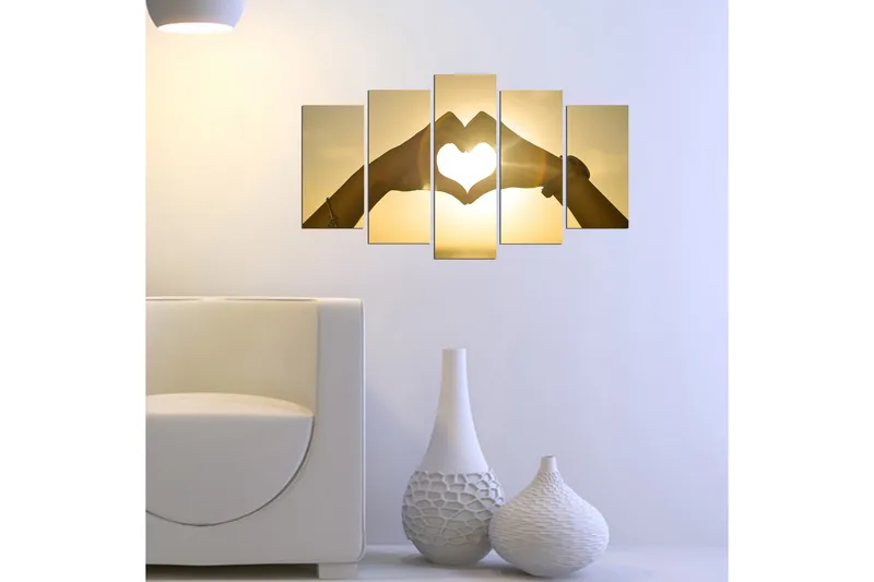 Koristeellinen MDF Maalaus (5 kpl) - Sisustustuotteet - Taulu & taide - Canvas-taulu