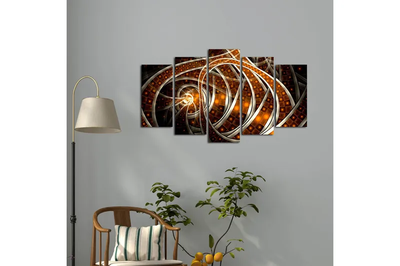 Koristeellinen MDF Maalaus (5 kpl) - Sisustustuotteet - Taulu & taide - Canvas-taulu