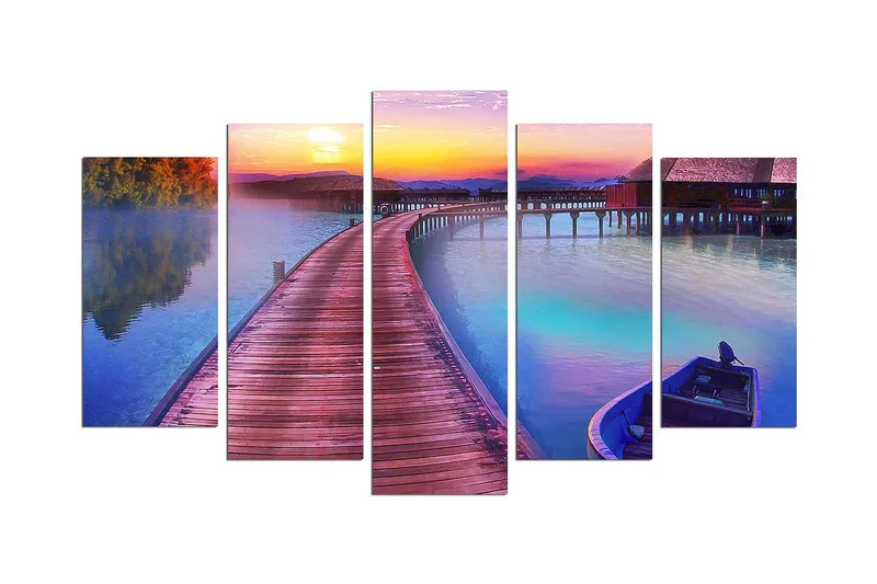 Koristeellinen MDF Maalaus (5 kpl), undefined