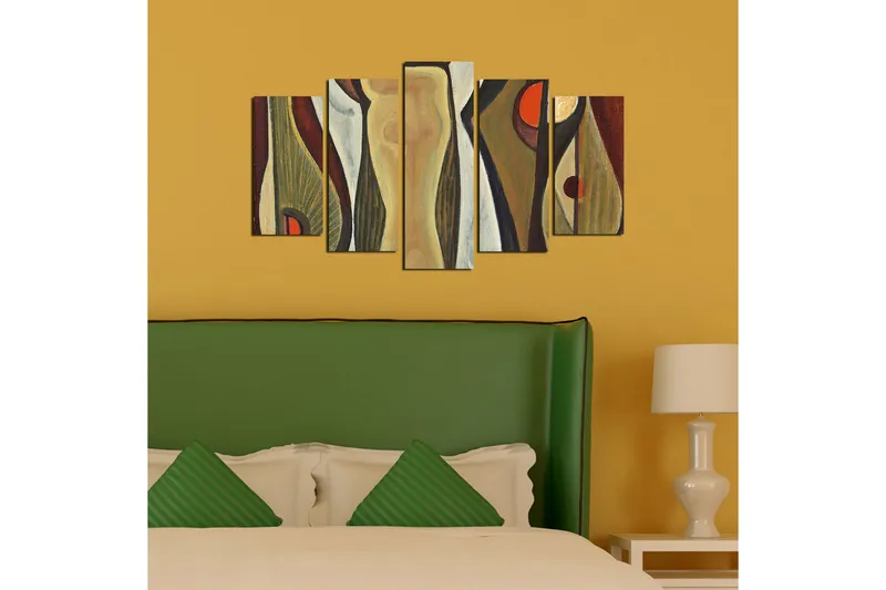 Koristeellinen MDF Maalaus (5 kpl) - Sisustustuotteet - Taulu & taide - Canvas-taulu