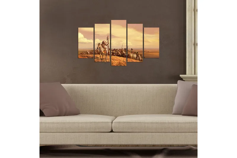 Koristeellinen MDF Maalaus (5 kpl) - Sisustustuotteet - Taulu & taide - Canvas-taulu