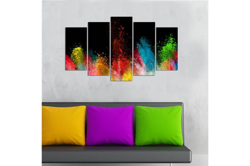 Koristeellinen MDF Maalaus (5 kpl) - Sisustustuotteet - Taulu & taide - Canvas-taulu