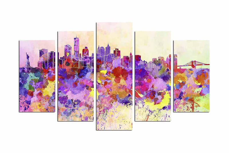 Koristeellinen MDF Maalaus (5 kpl), undefined