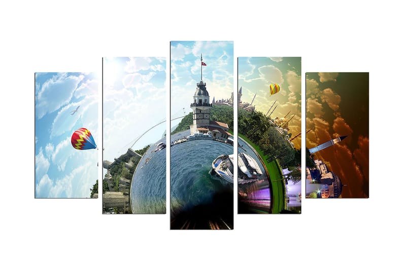 Koristeellinen MDF Maalaus (5 kpl), undefined