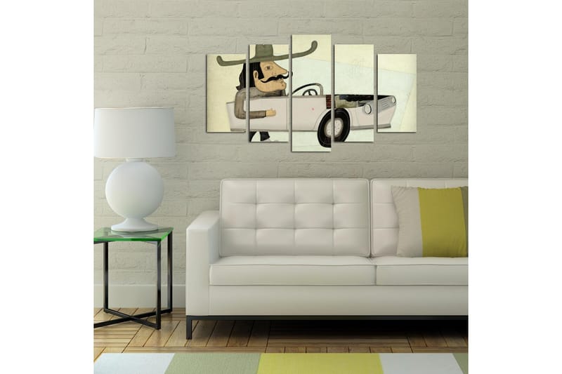 Koristeellinen MDF Maalaus (5 kpl) - Sisustustuotteet - Taulu & taide - Canvas-taulu