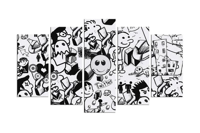 Koristeellinen MDF Maalaus (5 kpl), undefined