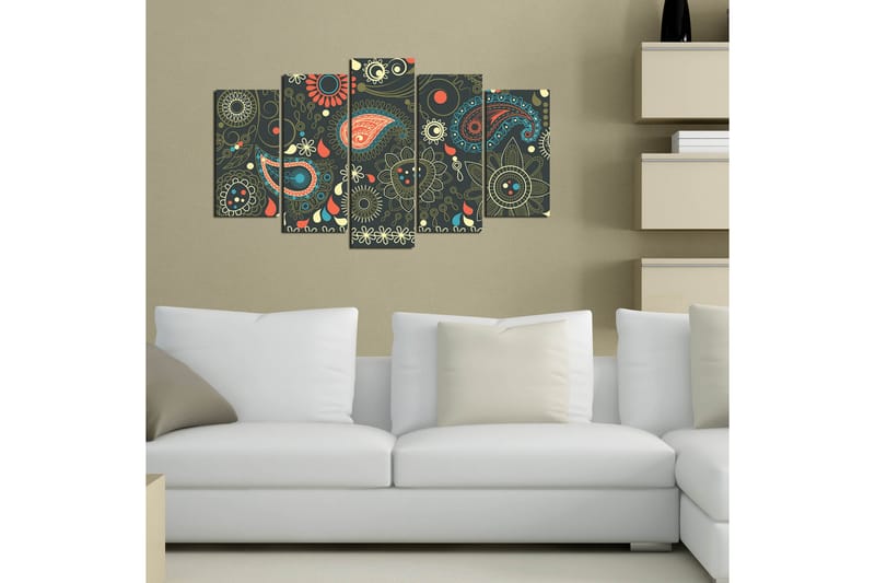 Koristeellinen MDF Maalaus (5 kpl) - Sisustustuotteet - Taulu & taide - Canvas-taulu