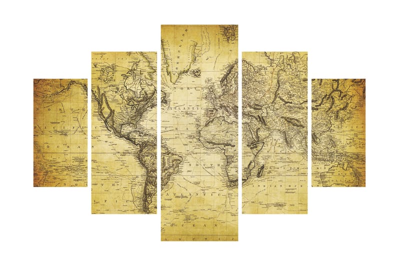 Koristeellinen MDF Maalaus (5 kpl) - Sisustustuotteet - Taulu & taide - Canvas-taulu