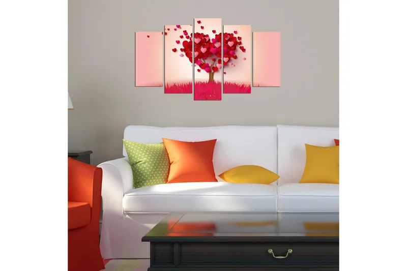 Koristeellinen MDF Maalaus (5 kpl) - Sisustustuotteet - Taulu & taide - Canvas-taulu