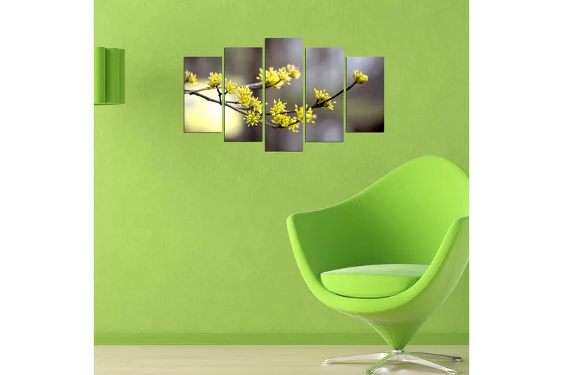 Koristeellinen MDF Maalaus (5 kpl) - Sisustustuotteet - Taulu & taide - Canvas-taulu