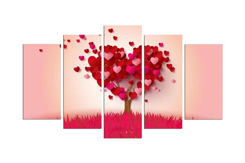 Koristeellinen MDF Maalaus (5 kpl), undefined