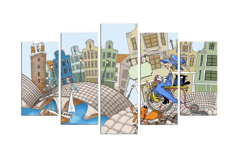 Koristeellinen MDF Maalaus (5 kpl), undefined