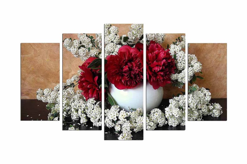 Koristeellinen MDF Maalaus (5 kpl) - Sisustustuotteet - Taulu & taide - Canvas-taulu