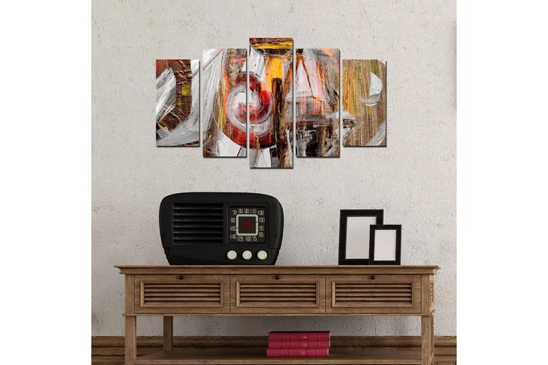 Koristeellinen MDF Maalaus (5 kpl) - Sisustustuotteet - Taulu & taide - Canvas-taulu