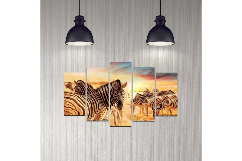 Koristeellinen MDF Maalaus (5 kpl) - Sisustustuotteet - Taulu & taide - Canvas-taulu