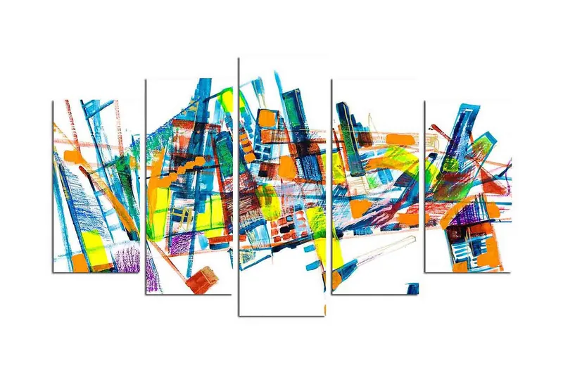 Koristeellinen MDF Maalaus (5 kpl), undefined