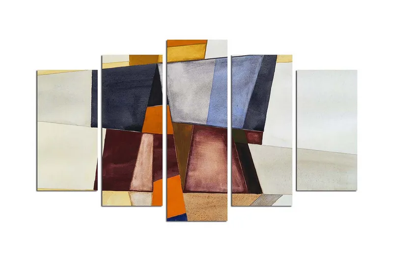 Koristeellinen MDF Maalaus (5 kpl) - Sisustustuotteet - Taulu & taide - Canvas-taulu