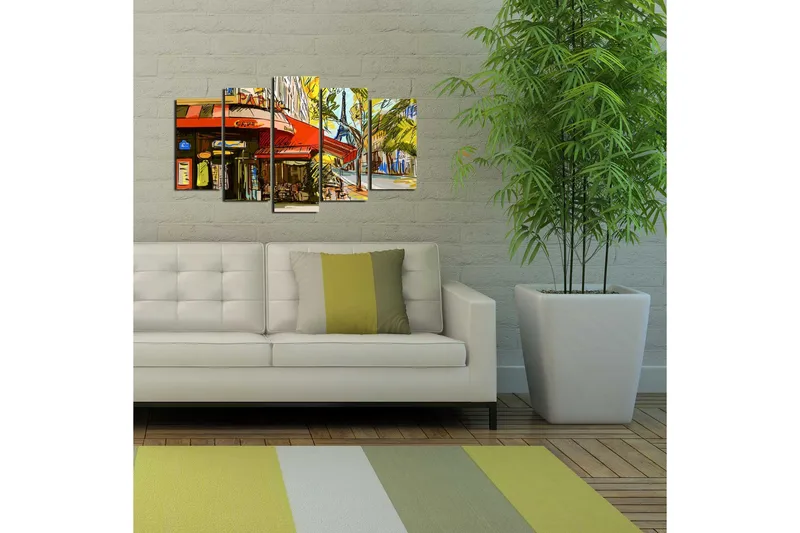 Koristeellinen MDF Maalaus (5 kpl) - Sisustustuotteet - Taulu & taide - Canvas-taulu