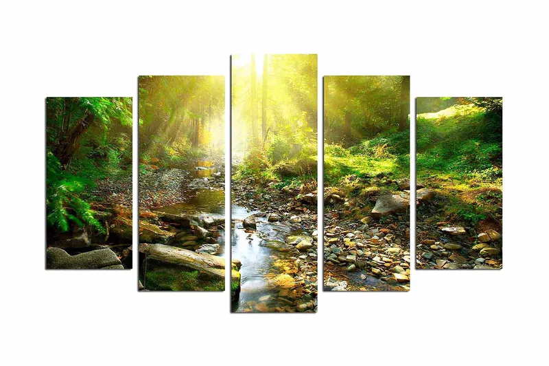 Koristeellinen MDF Maalaus (5 kpl) - Sisustustuotteet - Taulu & taide - Canvas-taulu