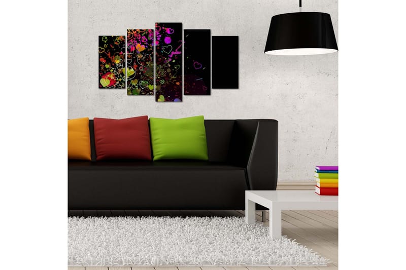 Koristeellinen MDF Maalaus (5 kpl) - Sisustustuotteet - Taulu & taide - Canvas-taulu