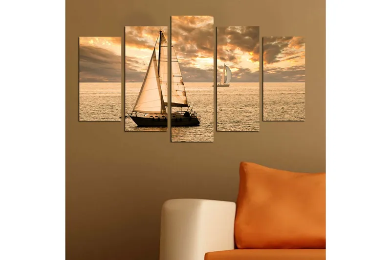 Koristeellinen MDF Maalaus (5 kpl) - Sisustustuotteet - Taulu & taide - Canvas-taulu