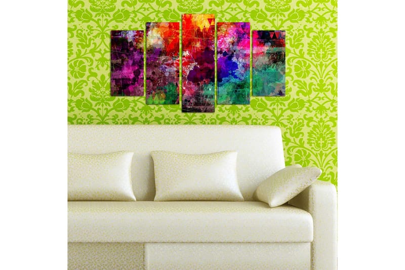 Koristeellinen MDF Maalaus (5 kpl) - Sisustustuotteet - Taulu & taide - Canvas-taulu