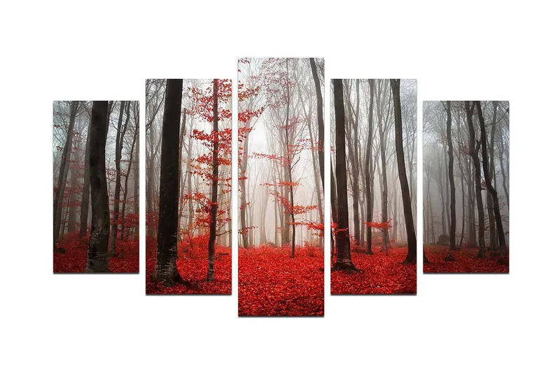 Koristeellinen MDF Maalaus (5 kpl) - Sisustustuotteet - Taulu & taide - Canvas-taulu