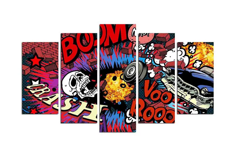 Koristeellinen MDF Maalaus (5 kpl), undefined