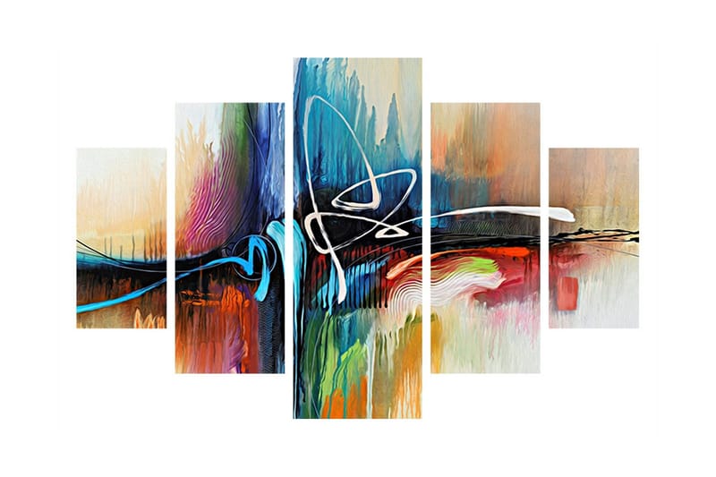 Koristeellinen MDF Maalaus (5 kpl), undefined