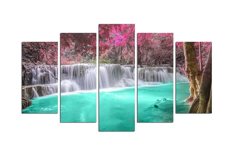 Koristeellinen MDF Maalaus (5 kpl) - Sisustustuotteet - Taulu & taide - Canvas-taulu