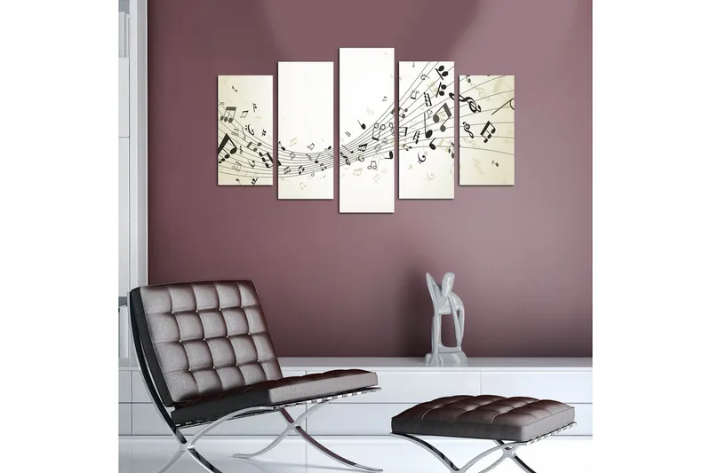 Koristeellinen MDF Maalaus (5 kpl) - Sisustustuotteet - Taulu & taide - Canvas-taulu