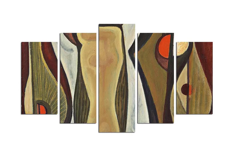 Koristeellinen MDF Maalaus (5 kpl) - Sisustustuotteet - Taulu & taide - Canvas-taulu