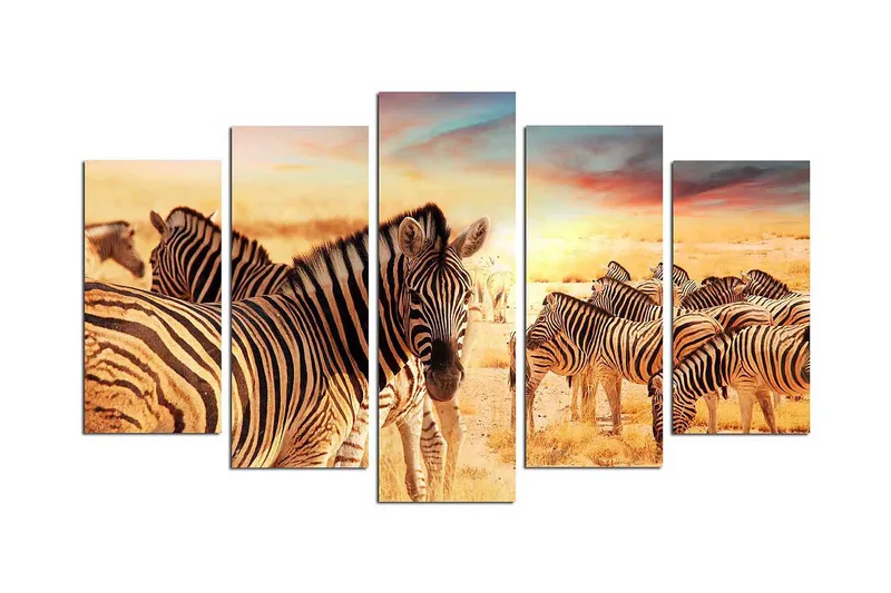 Koristeellinen MDF Maalaus (5 kpl) - Sisustustuotteet - Taulu & taide - Canvas-taulu