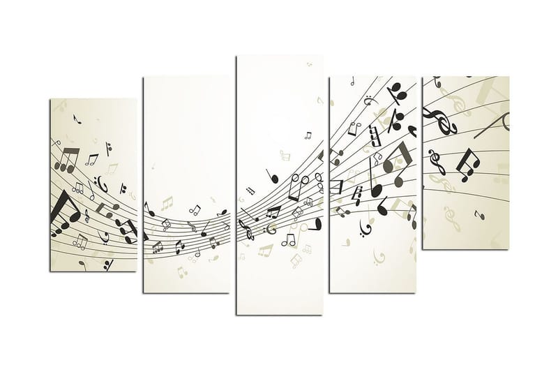 Koristeellinen MDF Maalaus (5 kpl) - Sisustustuotteet - Taulu & taide - Canvas-taulu