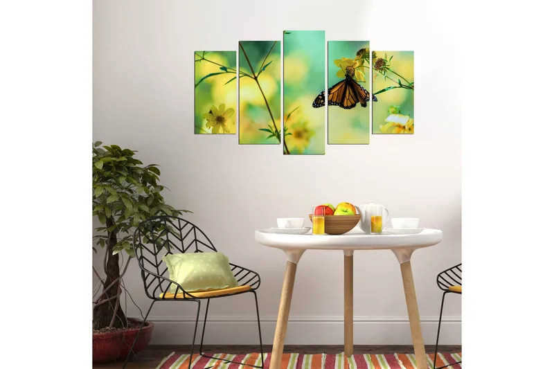 Koristeellinen MDF Maalaus (5 kpl) - Sisustustuotteet - Taulu & taide - Canvas-taulu