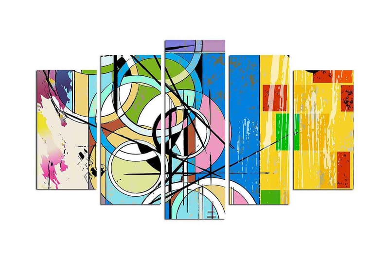 Koristeellinen MDF Maalaus (5 kpl), undefined