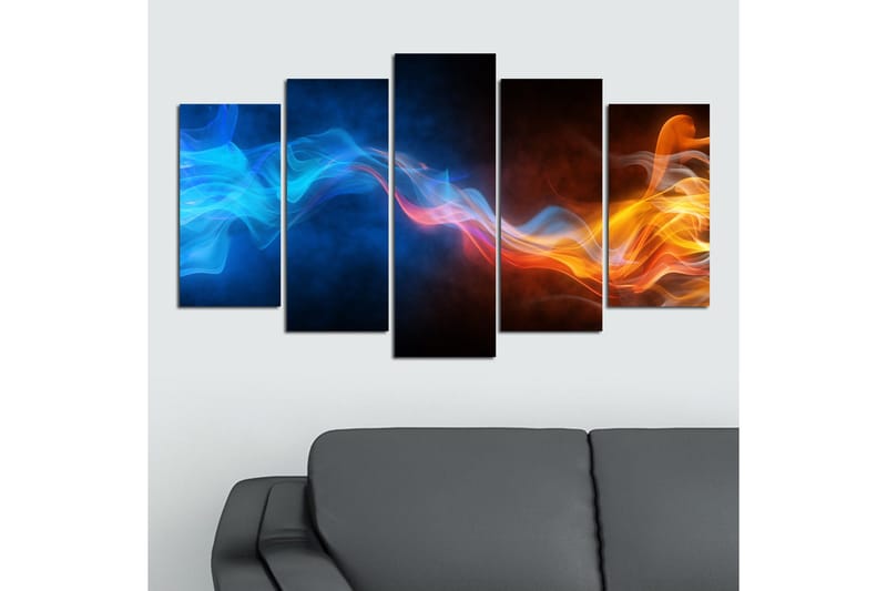 Koristeellinen MDF Maalaus (5 kpl) - Sisustustuotteet - Taulu & taide - Canvas-taulu