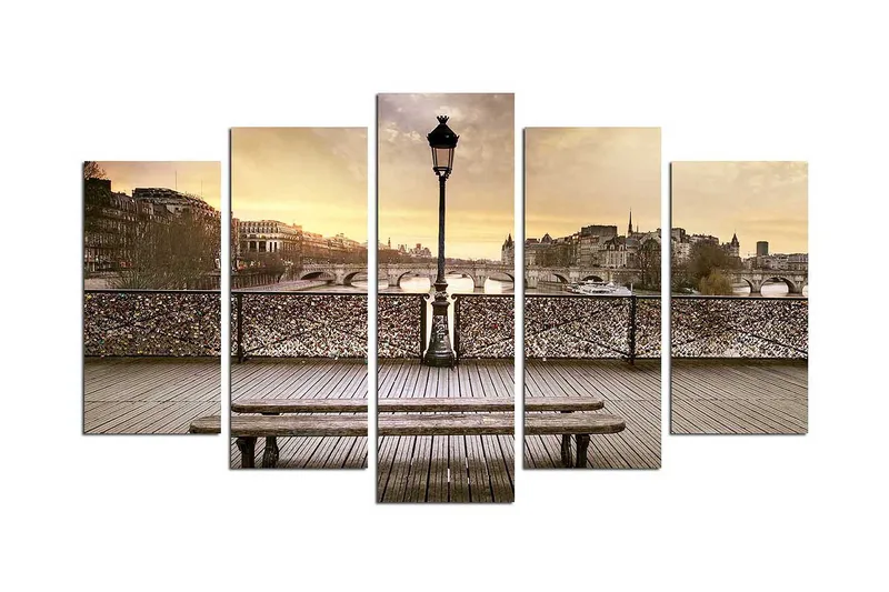 Koristeellinen MDF Maalaus (5 kpl) - Sisustustuotteet - Taulu & taide - Canvas-taulu