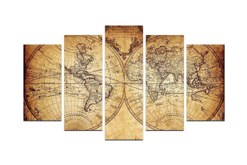 Koristeellinen MDF Maalaus (5 kpl) - Sisustustuotteet - Taulu & taide - Canvas-taulu