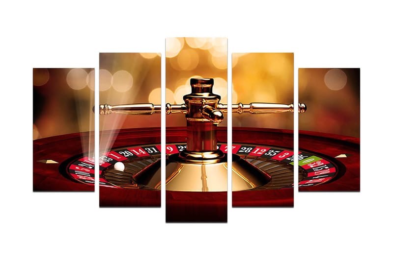 Koristeellinen MDF-maalaus 5-os 20x60 cm, Monivärinen